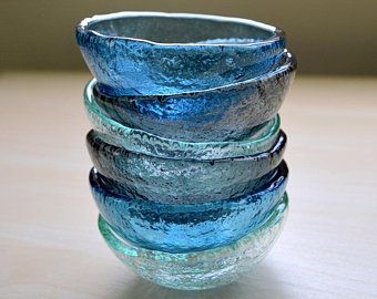 recycled glass decor items