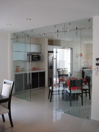 Floor-to-Ceiling Sliding Doors