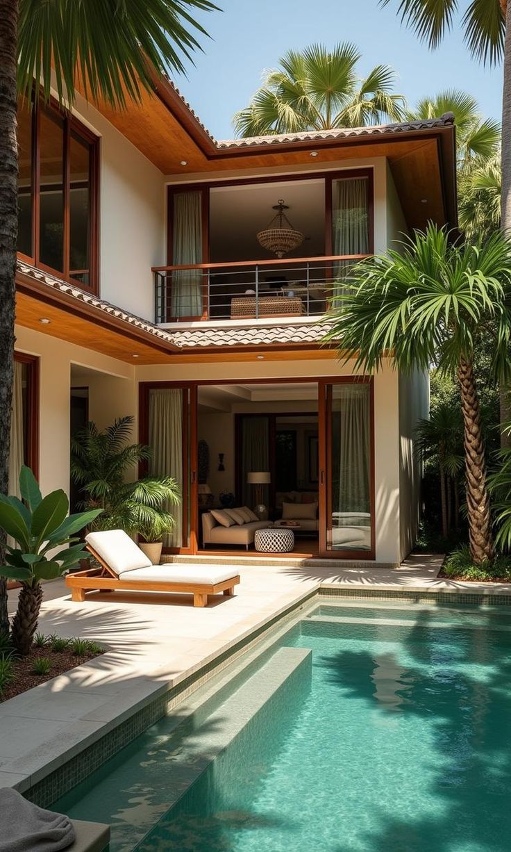 tropical exterior home designs