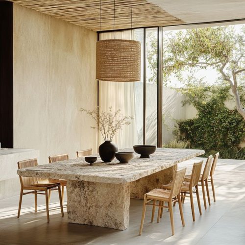 outdoor dining area design