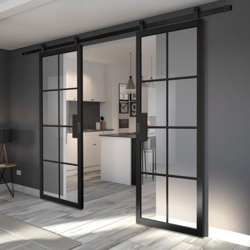 Floor-to-Ceiling Sliding Doors
