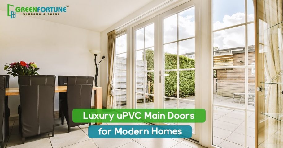 luxury uPVC main doors