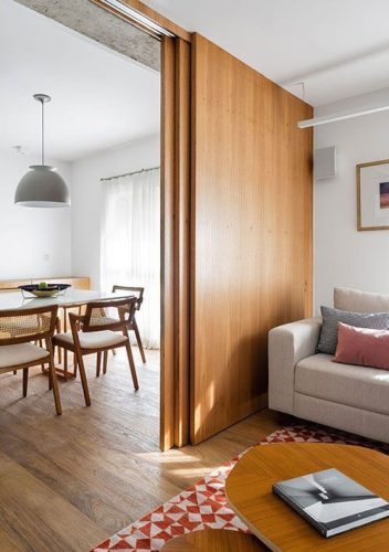 sliding partition Ideas for small homes