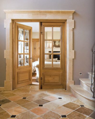 double leaf uPVC door