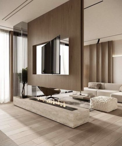 Minimalist Villa Interiors Design 