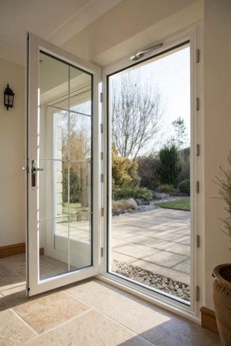 Secure uPVC door frames for villas