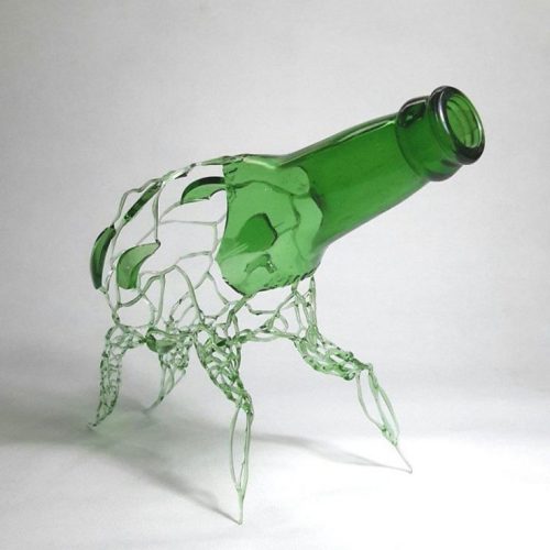 recycled glass decor items