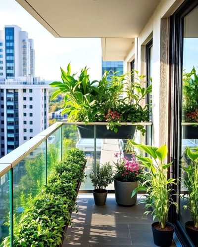 Modern Balcony Glass Railings