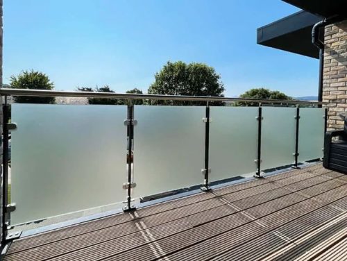 Modern Balcony Glass Railings