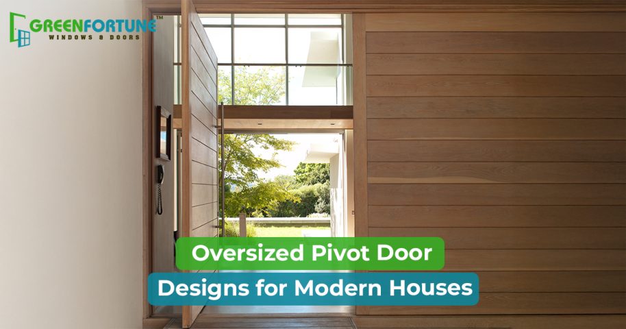 Oversized Pivot Doors