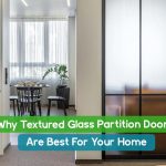 Textured Glass Partition Doors