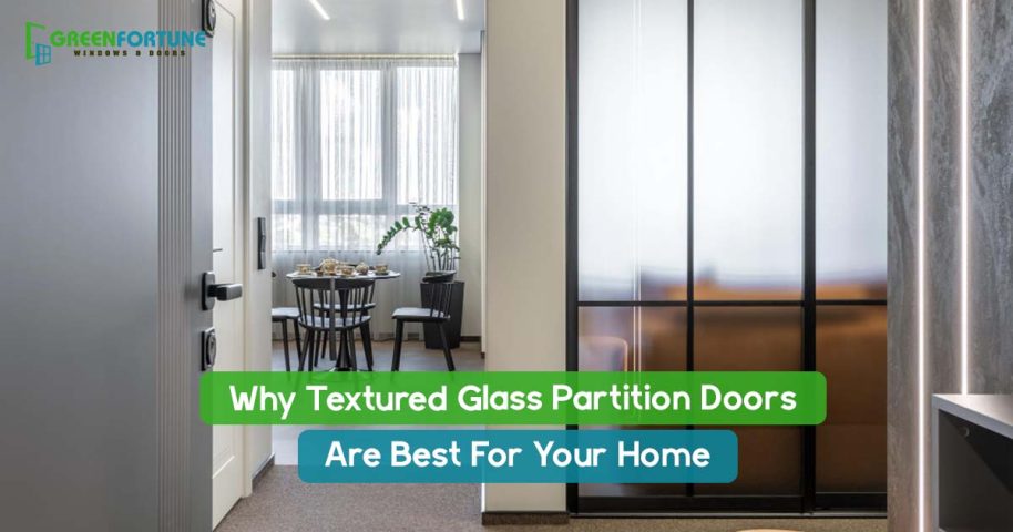 Textured Glass Partition Doors