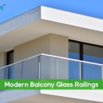 Modern Balcony Glass Railings