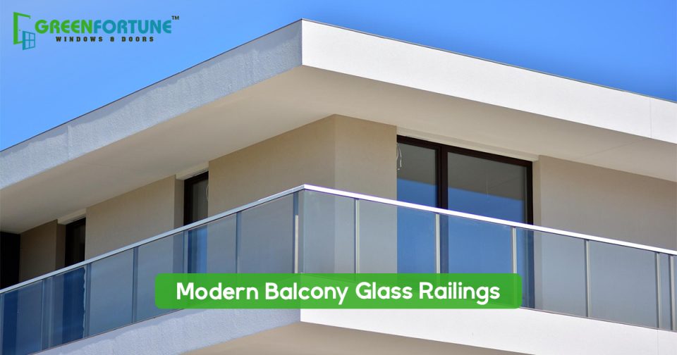 Modern Balcony Glass Railings