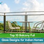 balcony full glass design