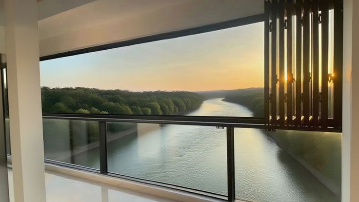 Floating Glass Windows