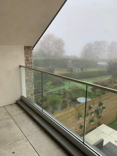 Modern Balcony Glass Railings