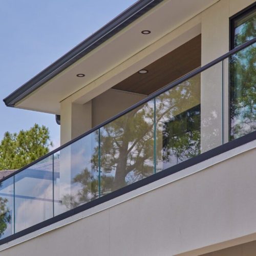 Modern Balcony Glass Railings