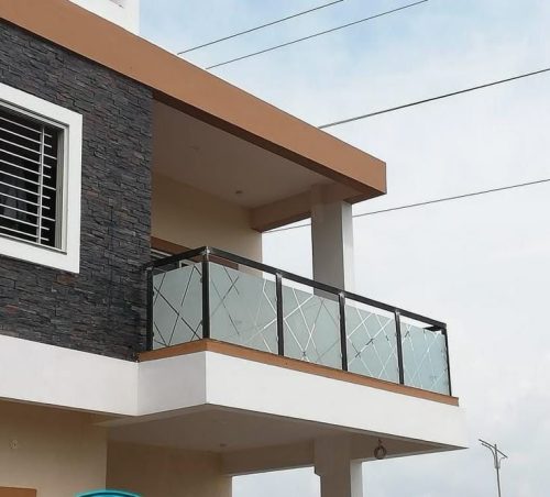 Modern Balcony Glass Railings
