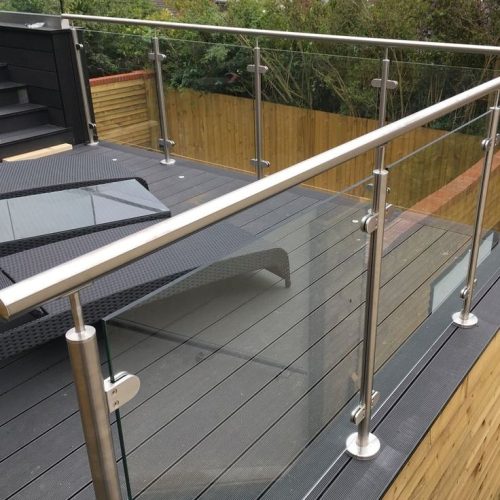Modern Balcony Glass Railings