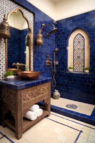 Moroccan Style Bathroom Designs