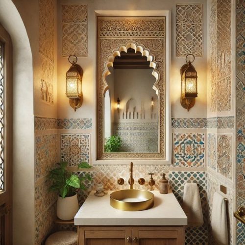 Moroccan Style Bathroom Designs